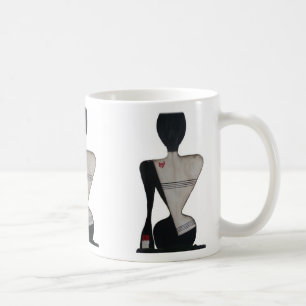 Caneca De Café menina 3D