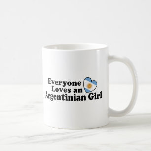 Caneca De Café Menina argentina