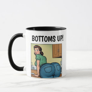 CANECA DE CAFÉ MENINA BUMBUCA GRANDE! VIRA DE UMA 