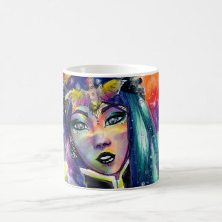 Caneca De Café Menina celestial da fantasia