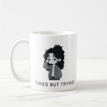 Menina Chibi Cansada Mas Tentando Ser Relatable