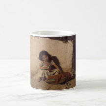 Menina com bebê (Pobre Criança da Rua)