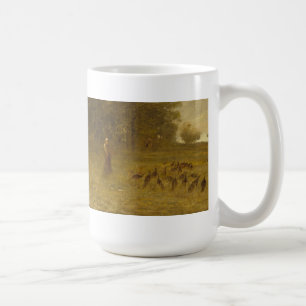 Caneca De Café Menina com perus