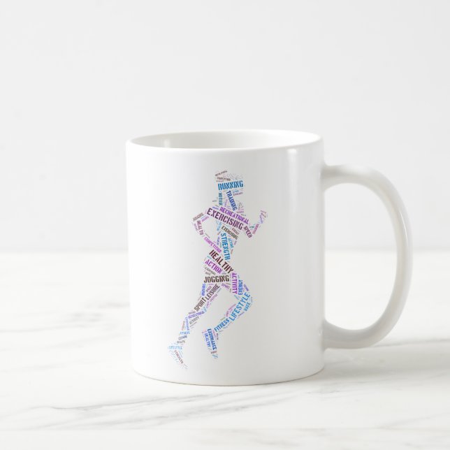 Caneca De Café Menina correndo (Direita)