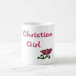 Caneca De Café Menina Cristã