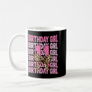 Caneca De Café Menina de 11 anos de idade Rosa Coquette Leopardo