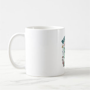 Caneca De Café Menina de Aniversário 10 Tartaruga Marinha Desenho