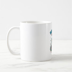 Caneca De Café Menina de Aniversário 9 Tartaruga Marinha Vetor De