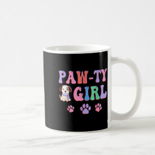 Caneca De Café Menina de Festa com Cachorro Amante 1º 2º 3º 4º 5º