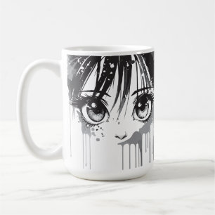 Caneca De Café Menina de Manga com Gaze Molhada