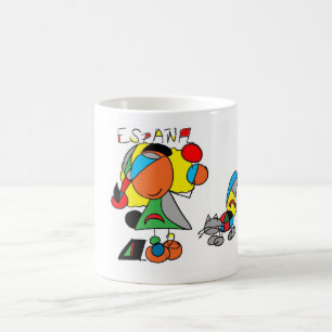 Caneca De Café Menina de Miro