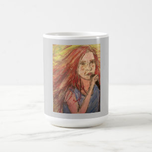 Caneca De Café Menina de Rocker mais legal