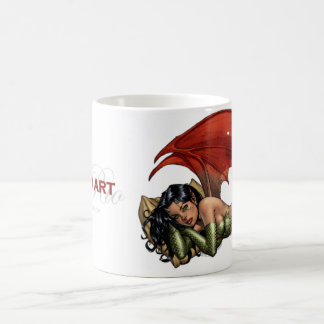 Caneca De Café Menina do diabo da arte de Rio do Al (que toma uma