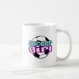 Caneca De Café Menina do futebol