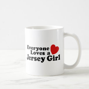 Caneca De Café Menina do jérsei