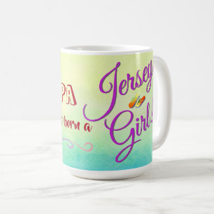 Caneca De Café Menina do jérsei uma vez & sempre
