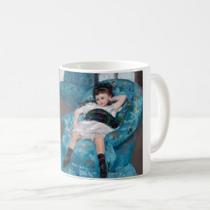Caneca De Café Menina em uma cadeira azul, Cassatt