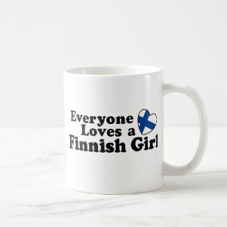 Caneca De Café Menina Finlandesa