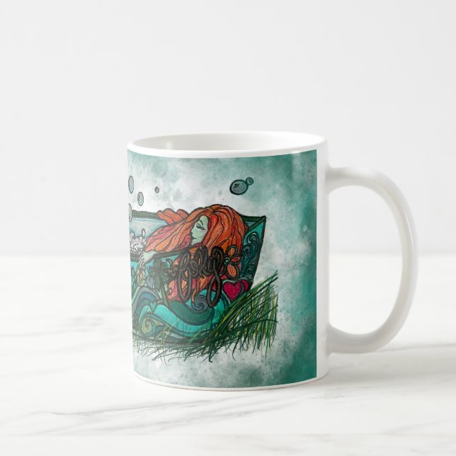 Caneca De Café menina insensata (Direita)