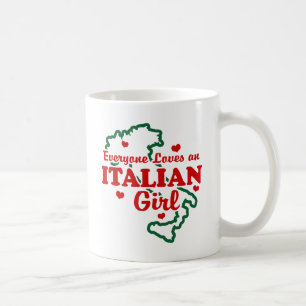 Caneca De Café Menina italiana