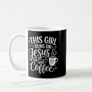 Caneca De Café Menina Jesus Café Mulheres Fé Cristã Reza