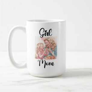 Caneca De Café Menina Mãe Mug