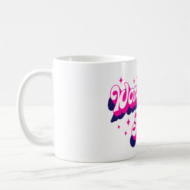 Caneca De Café Menina maravilhosa (Esquerda)