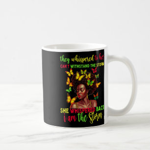 Caneca De Café Menina Melanina do Juneteenth Mulheres Negras Afro