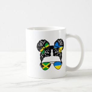 Caneca De Café Menina metade jamaicana metade ucraniana Jamaica C