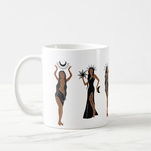 Caneca De Café Menina Mística (Esquerda)