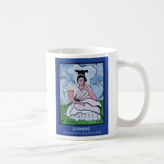 Caneca De Café "Menina nas nuvens" por Zermeno