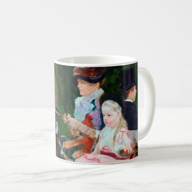 Caneca De Café Menina num Carro, Mary Cassatt (Frente Esquerda)