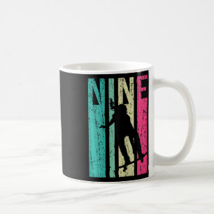 Caneca De Café Menina Patinadora de 9 Anos Fazendo Skate Patinaçã