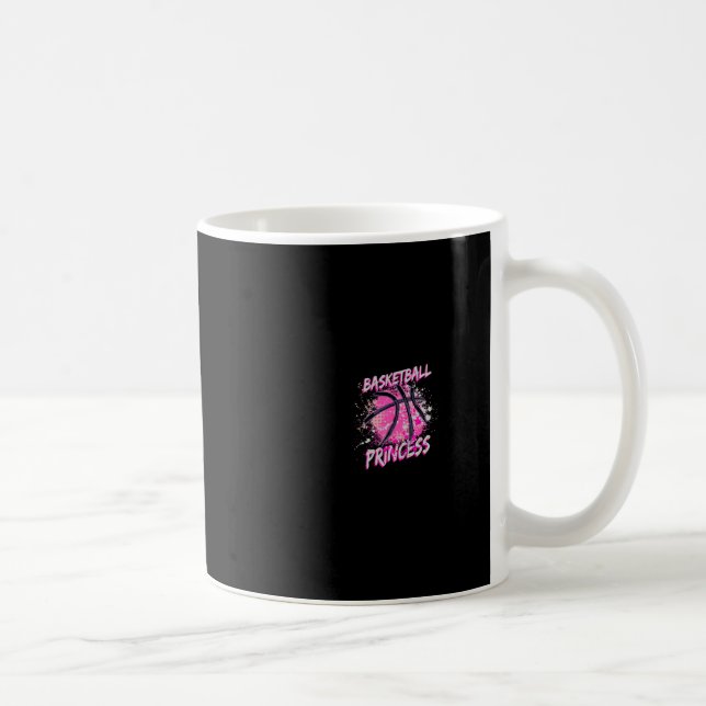 Caneca De Café Menina Princesa Esboço (Direita)