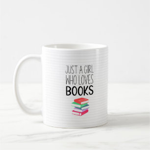 Caneca De Café Menina que Ama Livros