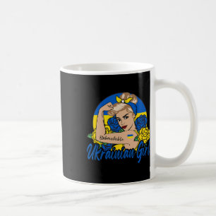 Caneca De Café Menina Ucraniana Mulher Ucraniana Ucranianos Bande