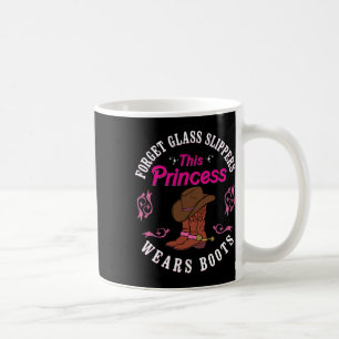 Caneca De Café Meninas CowGirl Engraçadas Princesa Cowboy Boots C