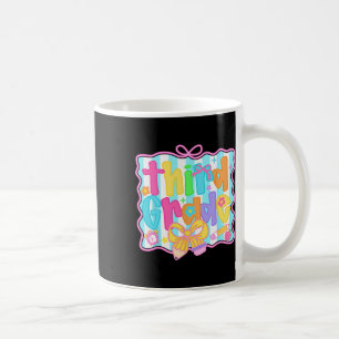 Caneca De Café Meninas da Terceira Série de Volta à Escola Arco F