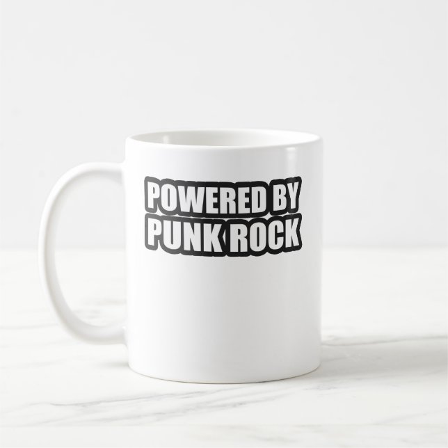 Caneca De Café meninas das caras PSTAS pela música do PUNK ROCK (Esquerda)