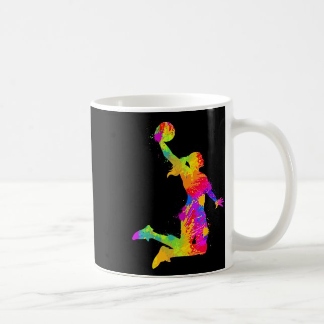 Caneca De Café Meninas de basquete (Direita)