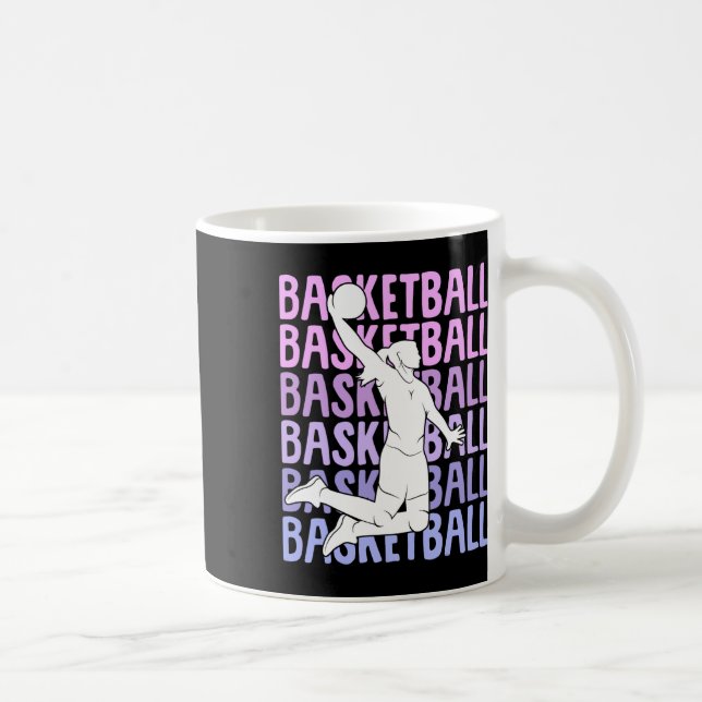 Caneca De Café Meninas de basquete (Direita)