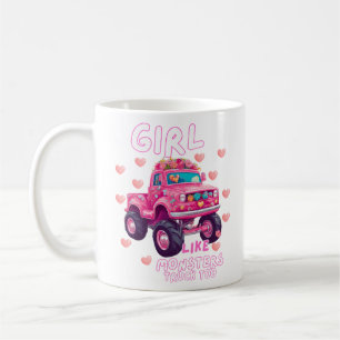 Caneca De Café Meninas De Caminhão Bonitas, Monstros, Como Monstr