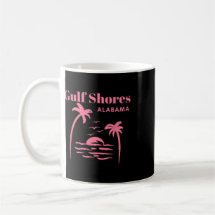 Caneca De Café Meninas de férias em Gulf Shores Alama