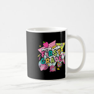 Caneca De Café Meninas De Primeiro Grau De Volta Ao Colégio Paste
