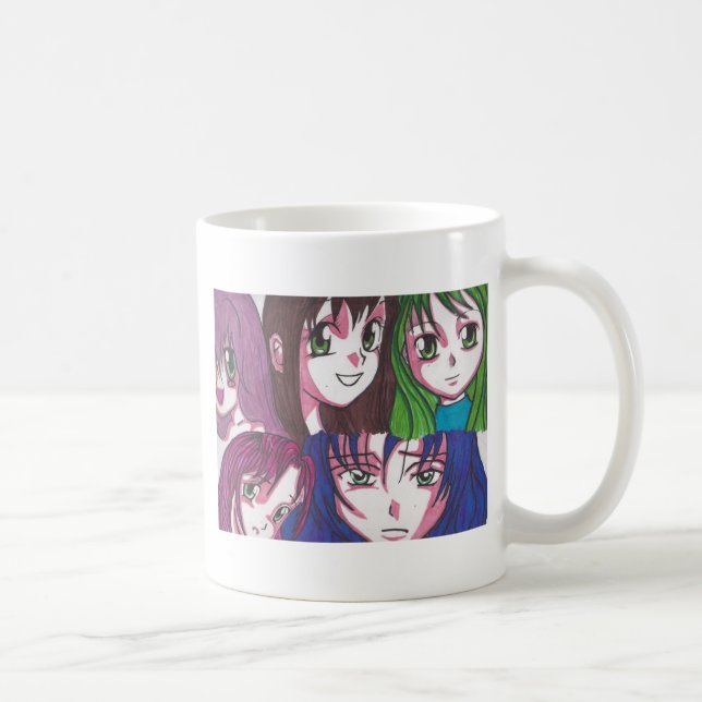 Caneca De Café meninas do anime (Direita)