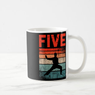Caneca De Café Meninas Lutadoras de Karatê de 5 Anos de Idade Fes