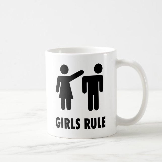 Caneca De Café Meninas Mandam (Direita)