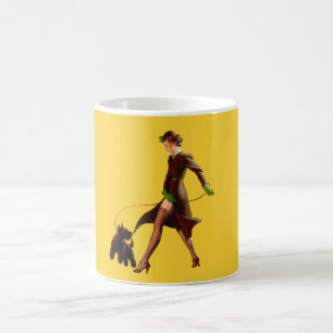 Caneca De Café MENINAS MÁS Pin-UPS retro da NOTÍCIA BOMBÁSTICA