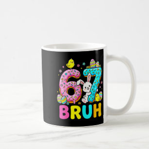 Caneca De Café Meninas meninos ovos de páscoa coelho fofo bruh se