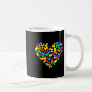 Caneca De Café Meninas Mulheres Conscientização sobre Autismo Cor